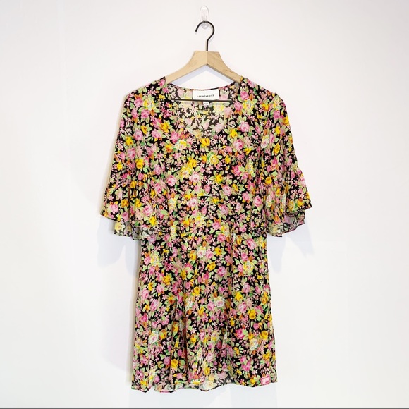 LES RÊVERIES Floral Silk Crepe De Chine Dress 6 - Picture 2 of 11